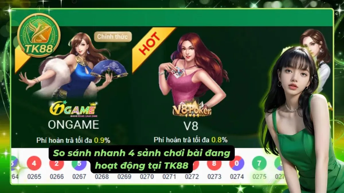 Mỗi sảnh có điểm mạnh riêng – chọn đúng sẽ tăng lợi thế đáng kể