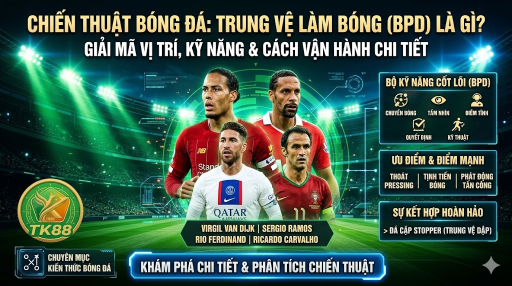 Sơ đồ chiến thuật cho thấy vị trí và khu vực hoạt động chính của một tiền vệ Mezzala trên sân bóng.