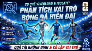 Sơ đồ phân tích chiến thuật quá tải không gian và cô lập vai trò nhằm phá vỡ hàng thủ đối phương - Nguồn onslow.io